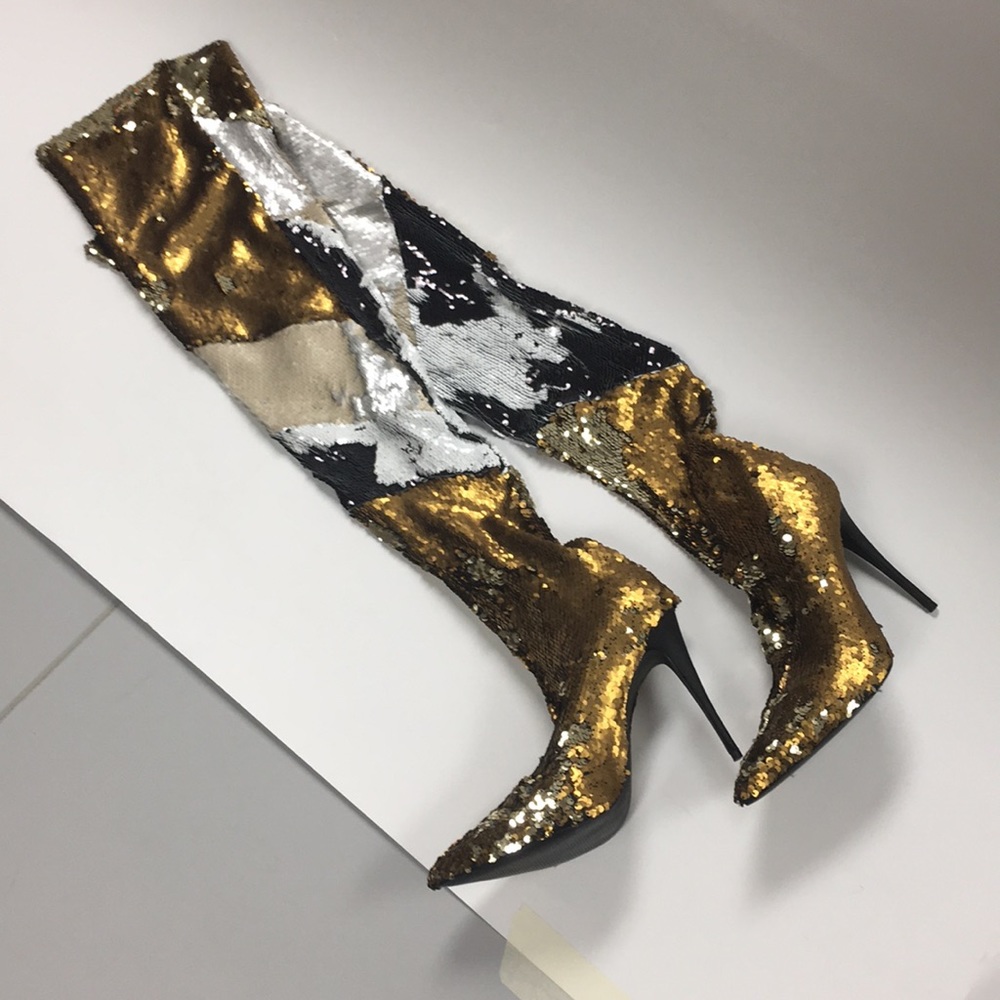 Multi Colored Designer Boots